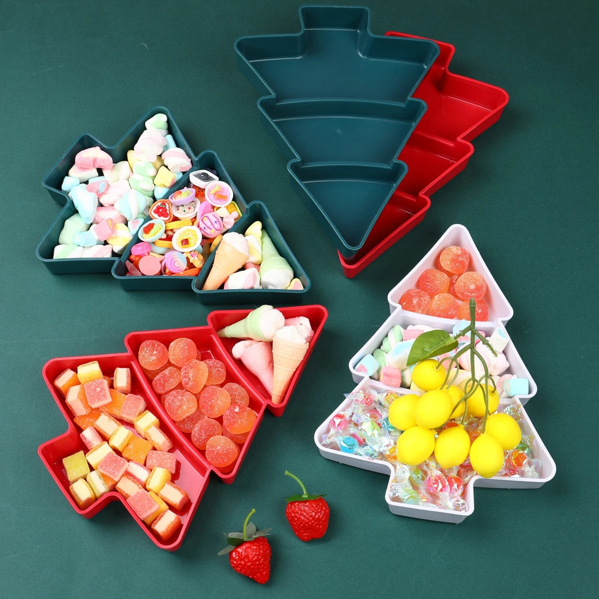 Amazing Tree Fruit Plate For Christmas Decorations