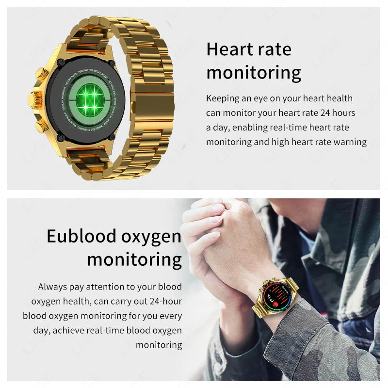 Brand New HD Smartwatch With Bluetooth Call and Health Monitoring