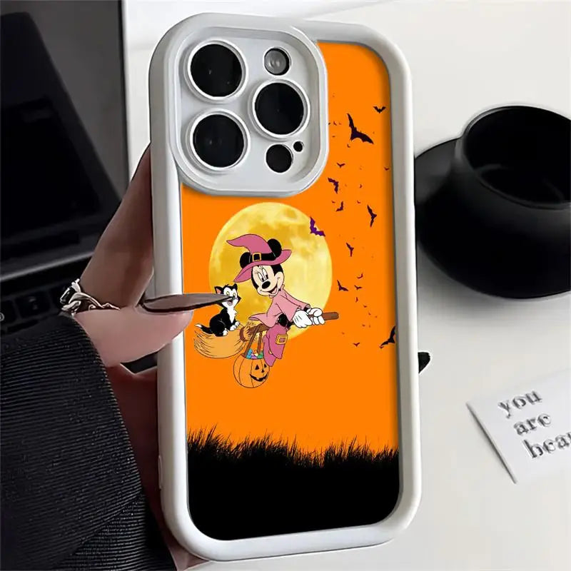Mickey & Minnie Liquid Silicone Phone Case For Apple iPhone 11 12 13 14 15 - A Trust Market
