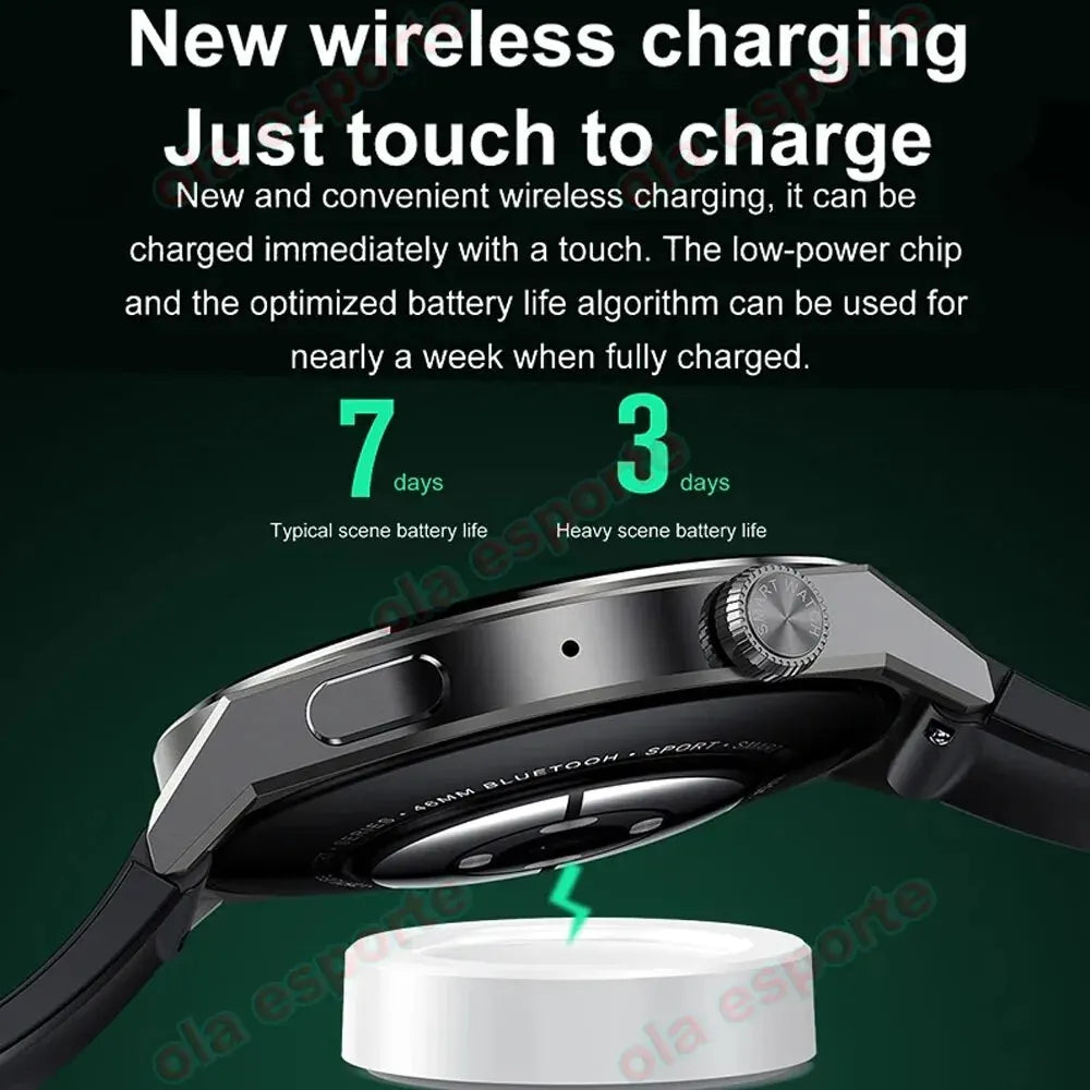 Great Smartwatch 4 Pro With Bluetooth Phone Call and GPS