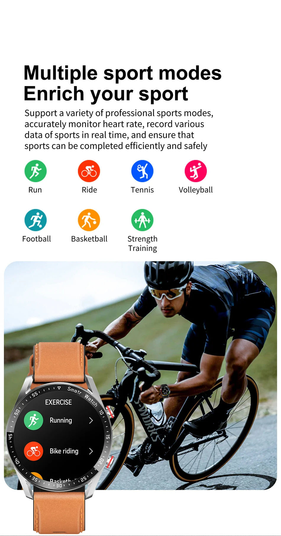 Fantastic New Smartwatch With HD Display And Heart Rate, Fitness Tracker