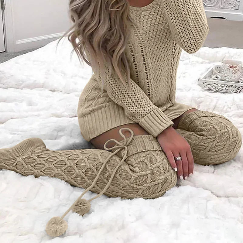 Tight And Over Knee Socks For Autumn And Winter Warm