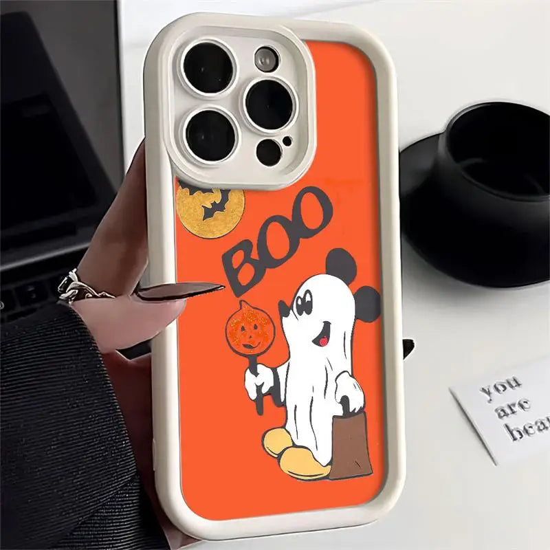 Mickey & Minnie Liquid Silicone Phone Case For Apple iPhone 11 12 13 14 15 - A Trust Market