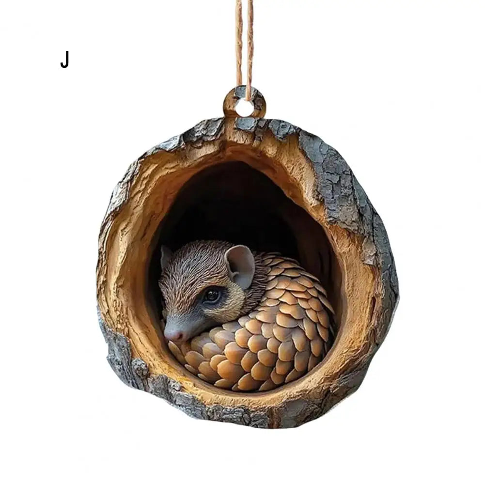 Christmas Ornaments In Acrylic Cartoon For Christmas And Home Decoration