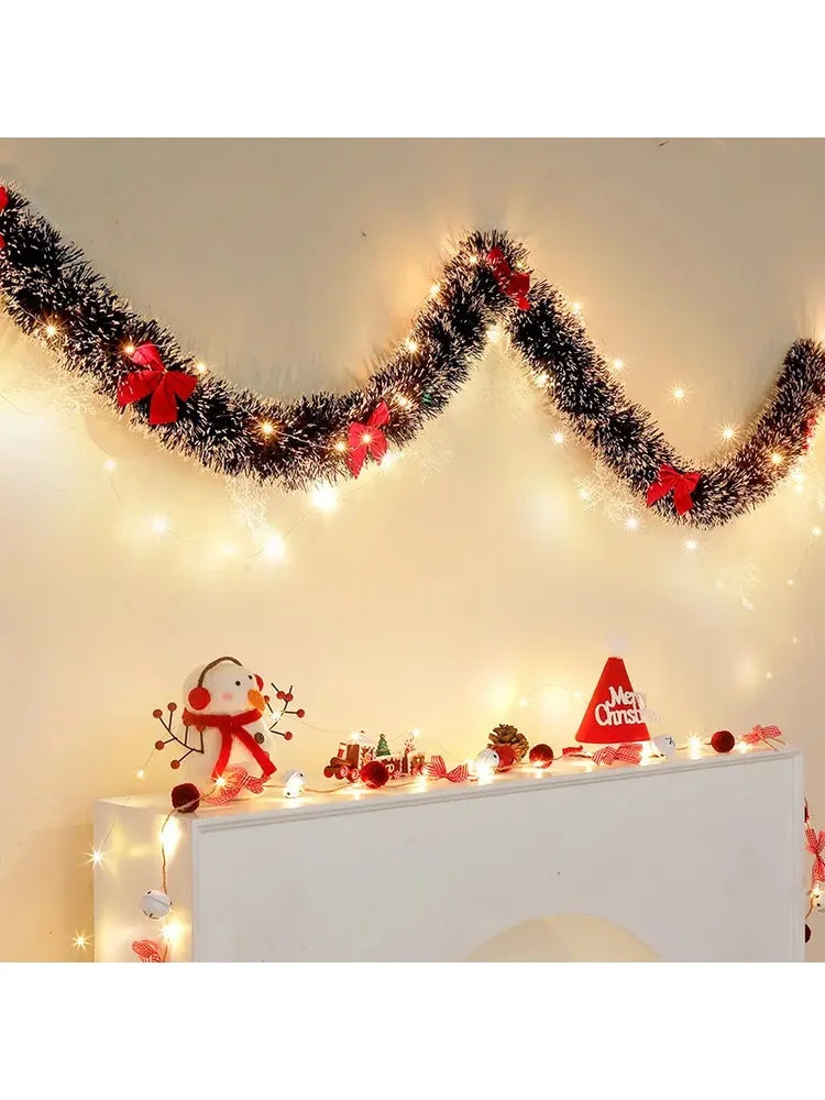 Beautiful Christmas Garland With LED Lights