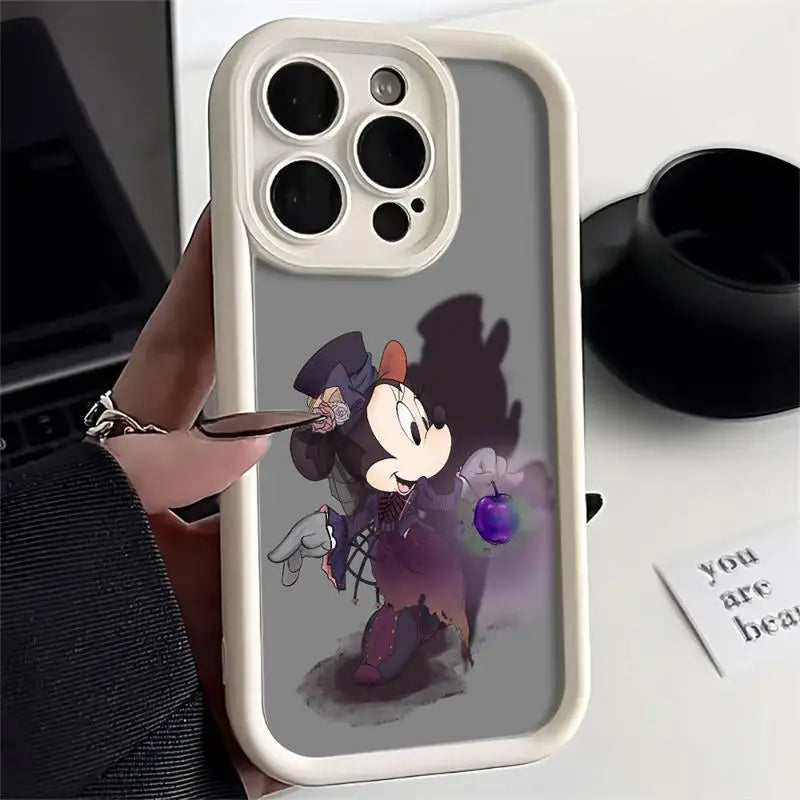 Mickey & Minnie Liquid Silicone Phone Case For Apple iPhone 11 12 13 14 15 - A Trust Market