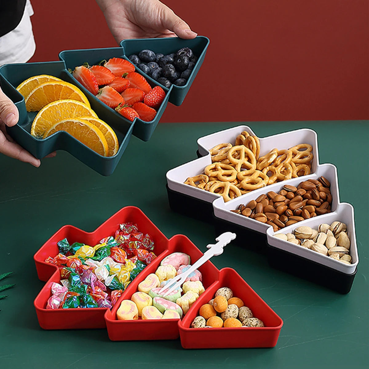 Amazing Tree Fruit Plate For Christmas Decorations