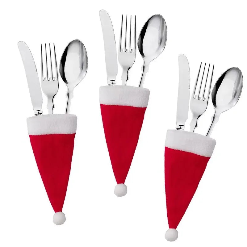 Tableware Bag Holder For Christmas Decorations