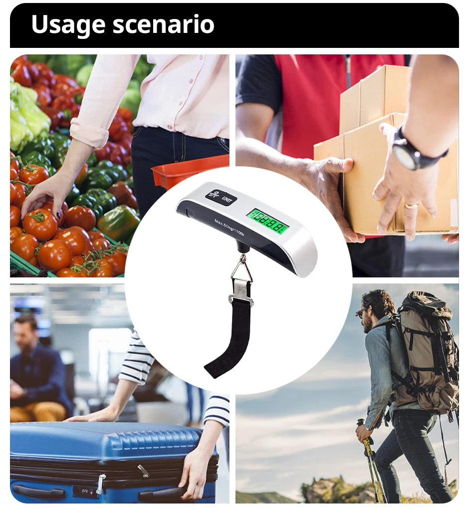 Portable Digital Baggage Weight Balance
