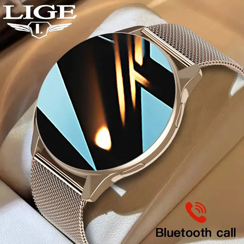 LIGE Men Smart Watch With Heart Rate and Blood Pressure Monitoring