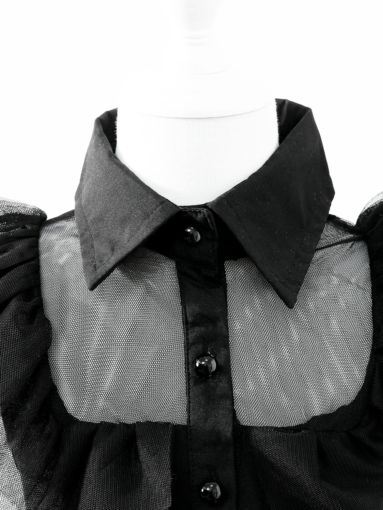 Fantasia de Wednesday Addams para crianças