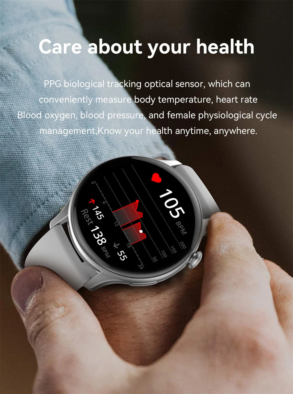 Fantastic True AMOLED Smartwatch With Health Tracker And Voice Calling