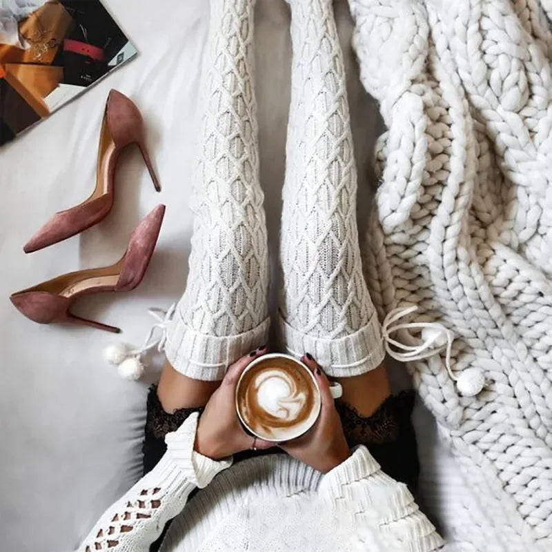 Tight And Over Knee Socks For Autumn And Winter Warm