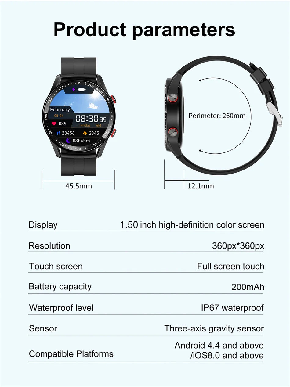Fantastic New Smartwatch With HD Display And Heart Rate, Fitness Tracker