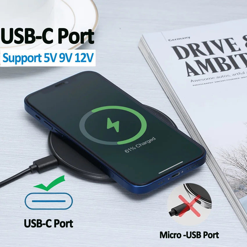 100W Wireless Charger For iPhone, Samsung, Xiaomi And Huawei ( SALE 🚨)