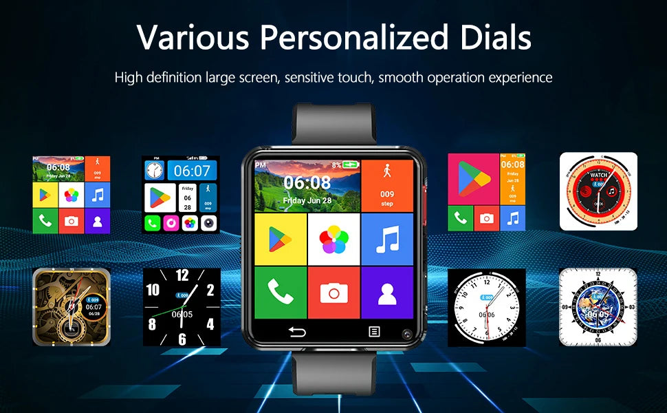 Innovative Big Screen Smartwatch With Bluetooth And SIM