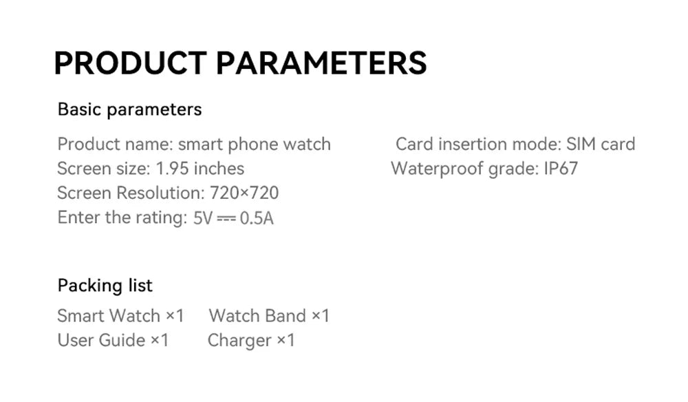 Fantastic SmartWatch With WiFi, GPS And HD Camera