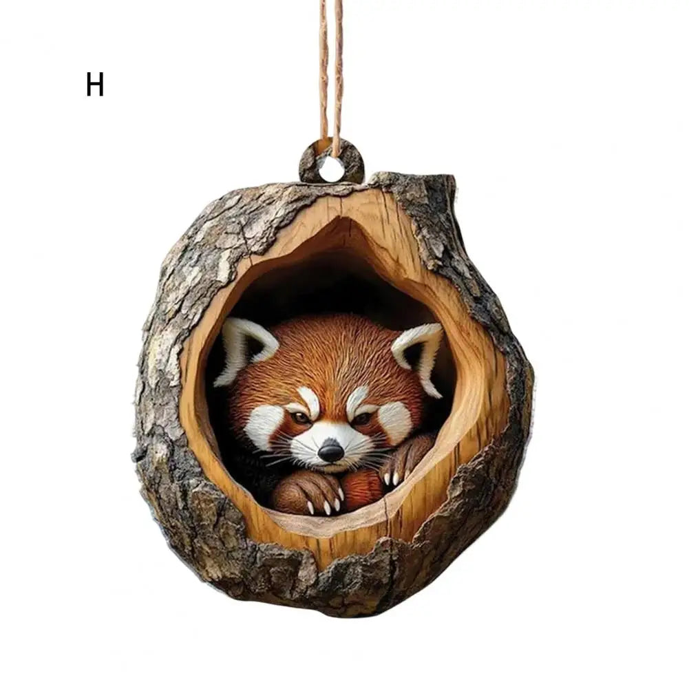 Christmas Ornaments In Acrylic Cartoon For Christmas And Home Decoration