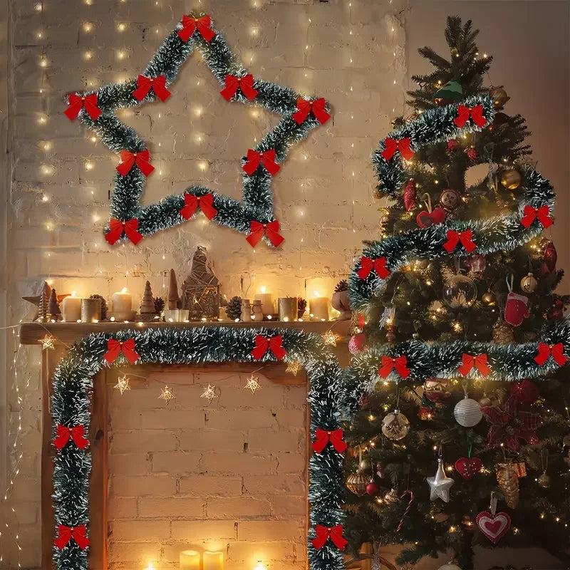 Beautiful Christmas Garland With LED Lights