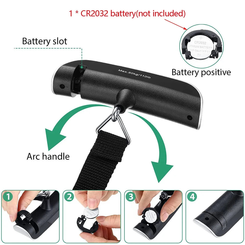 Portable Digital Baggage Weight Balance