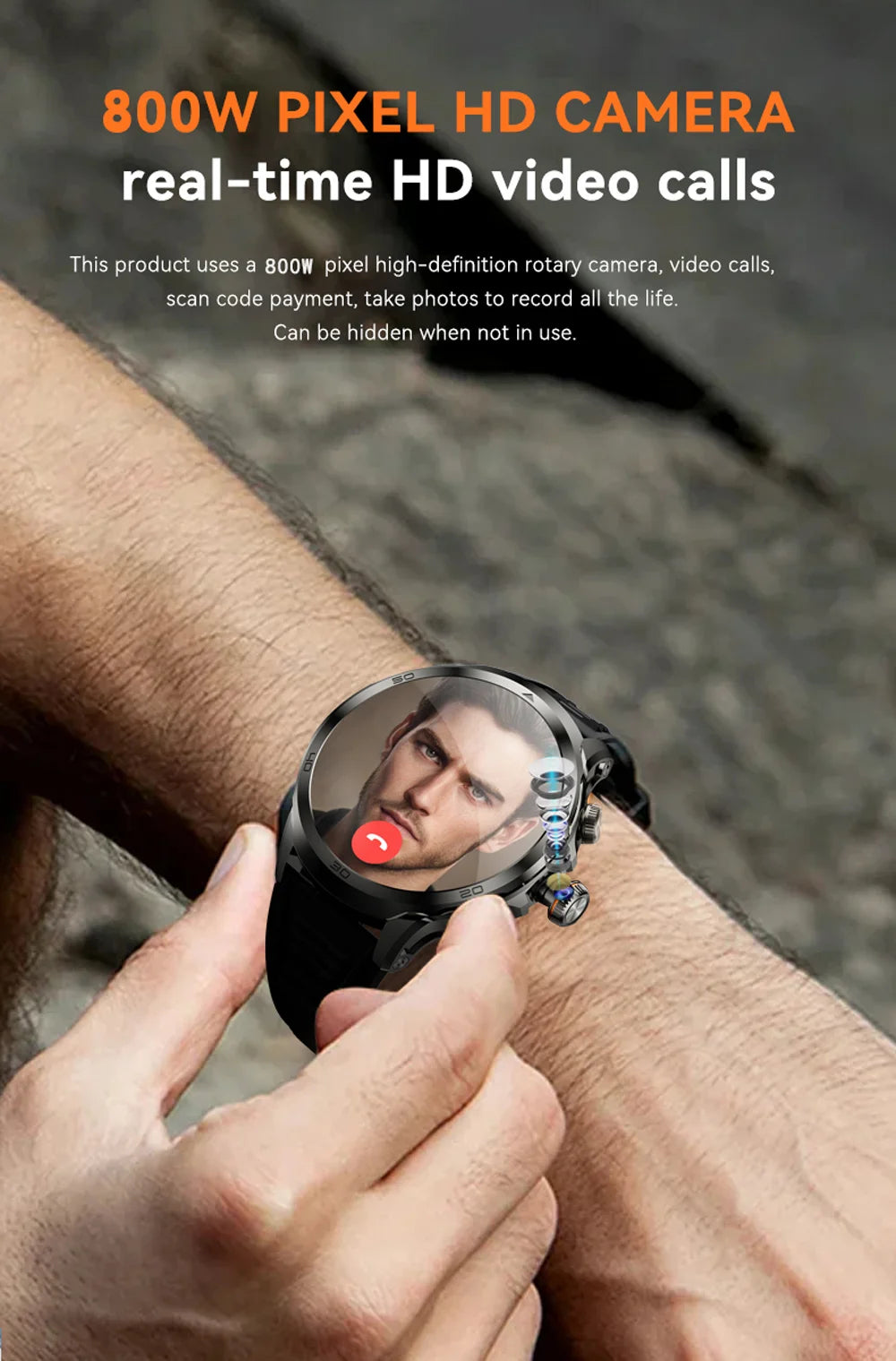 Fantastic SmartWatch With WiFi, GPS And HD Camera
