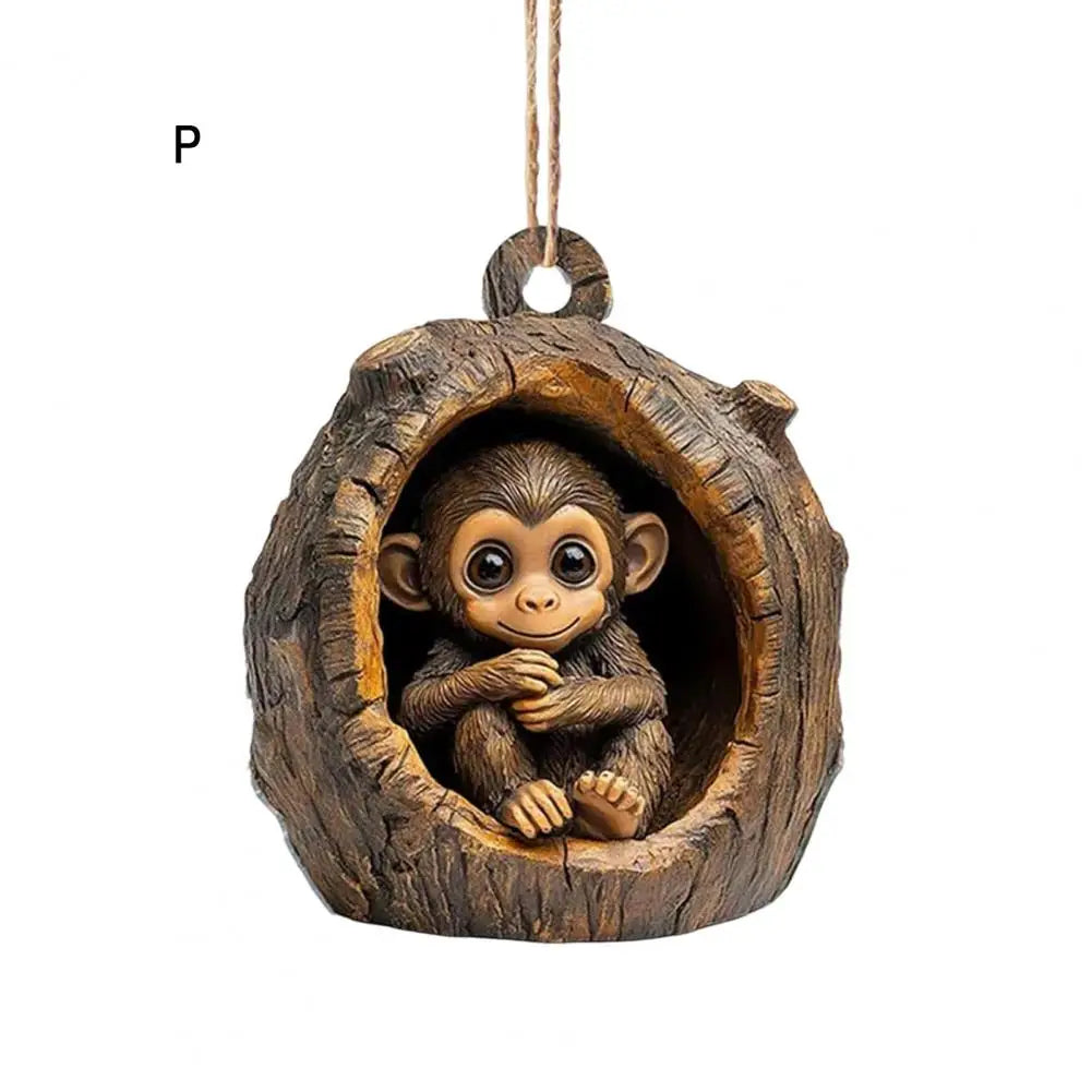 Christmas Ornaments In Acrylic Cartoon For Christmas And Home Decoration