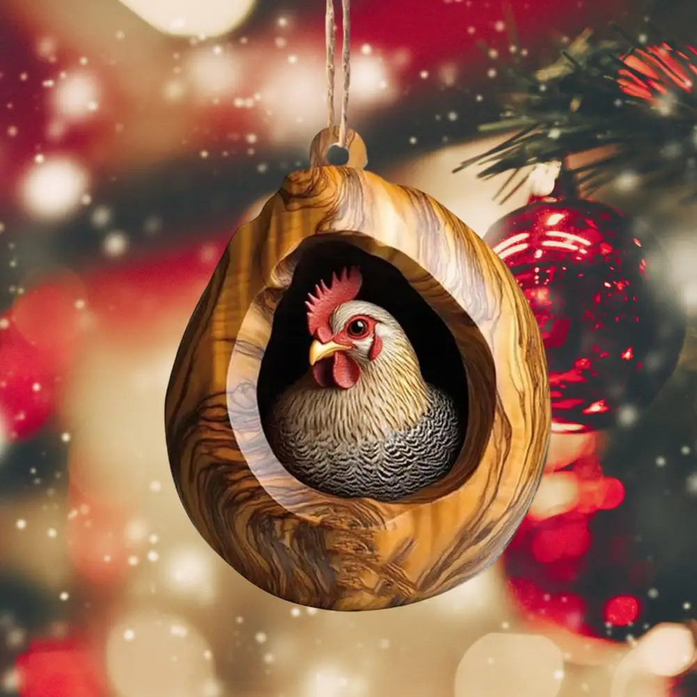 Christmas Ornaments In Acrylic Cartoon For Christmas And Home Decoration