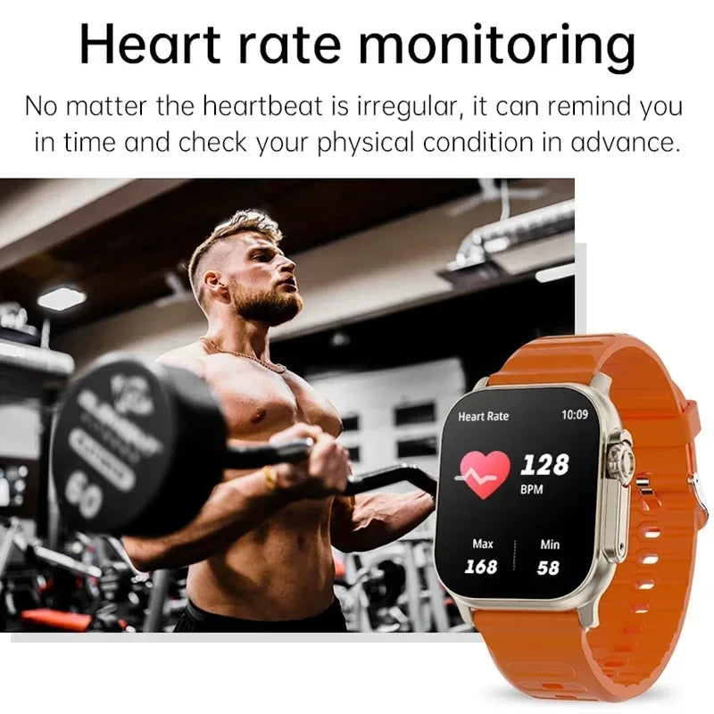 Exquisite Design Ultra Smartwatch With Bluetooth And Heart Rate Monitor (SALE 🚨)