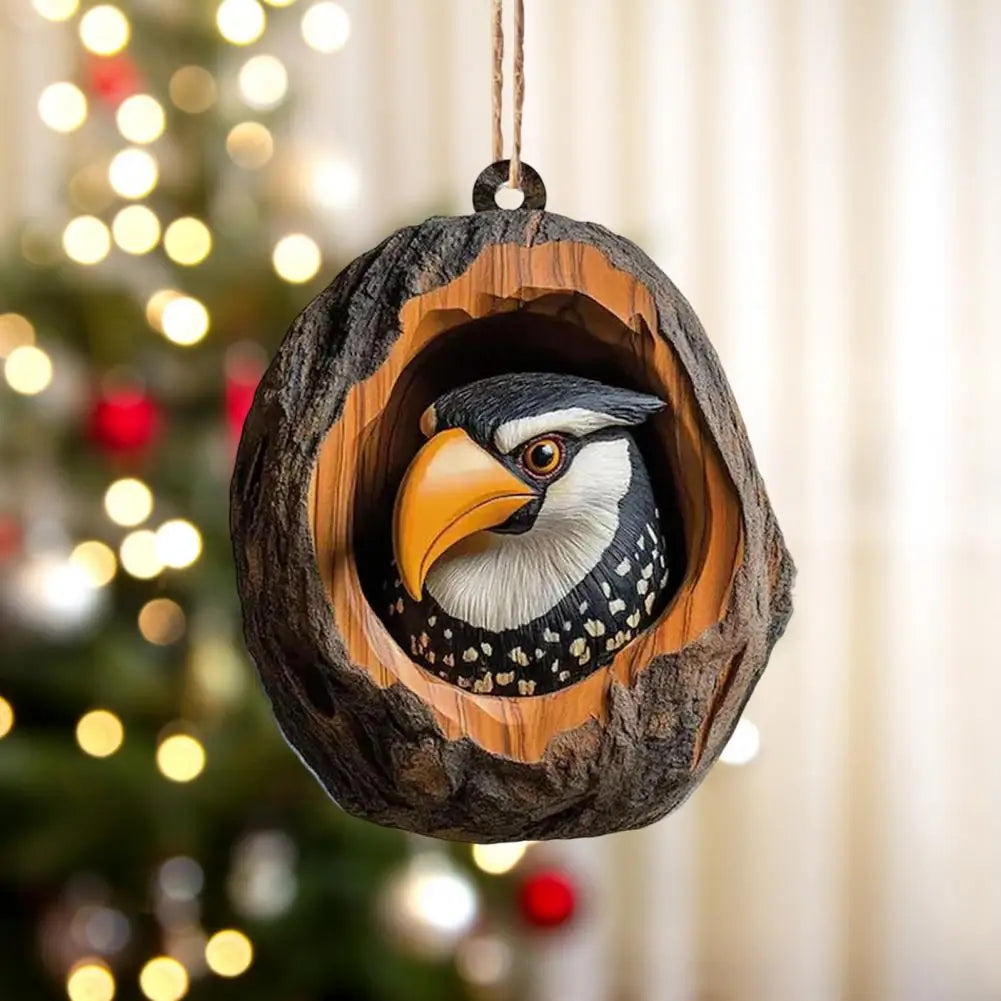 Christmas Ornaments In Acrylic Cartoon For Christmas And Home Decoration
