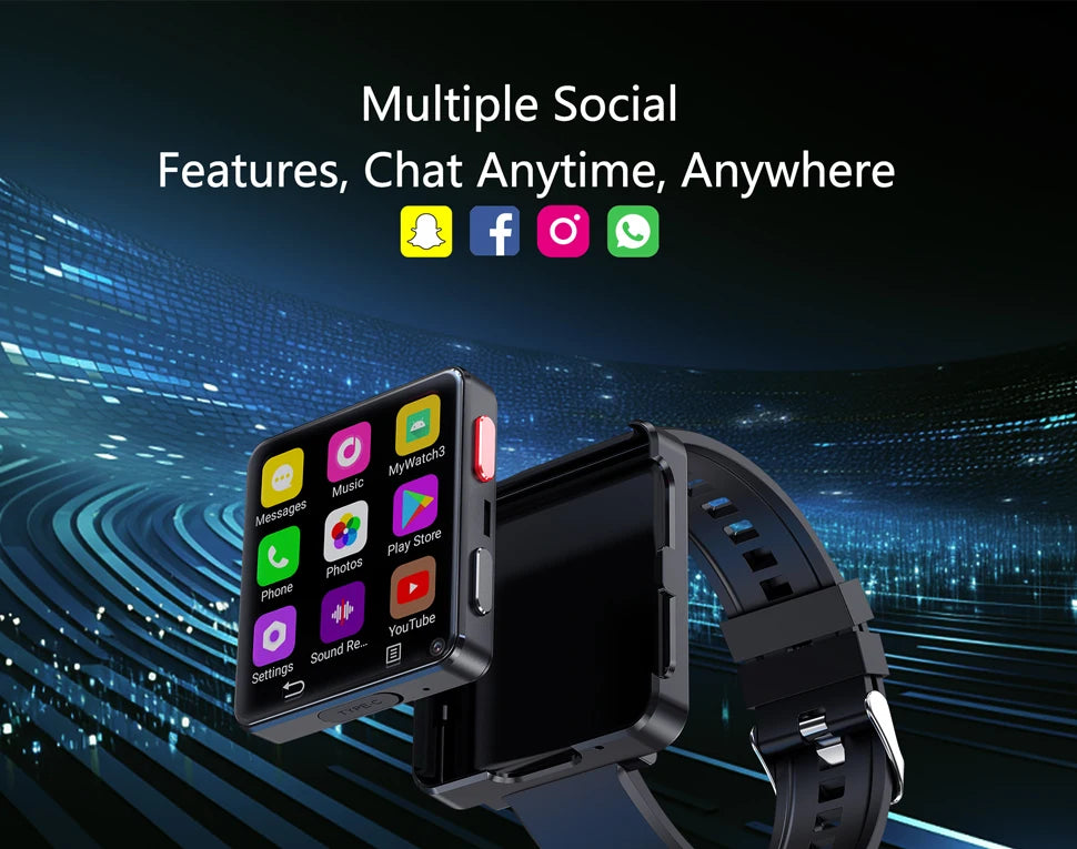 Innovative Big Screen Smartwatch With Bluetooth And SIM
