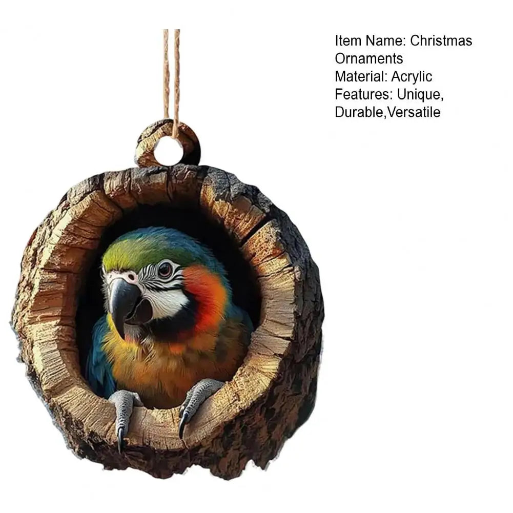 Christmas Ornaments In Acrylic Cartoon For Christmas And Home Decoration