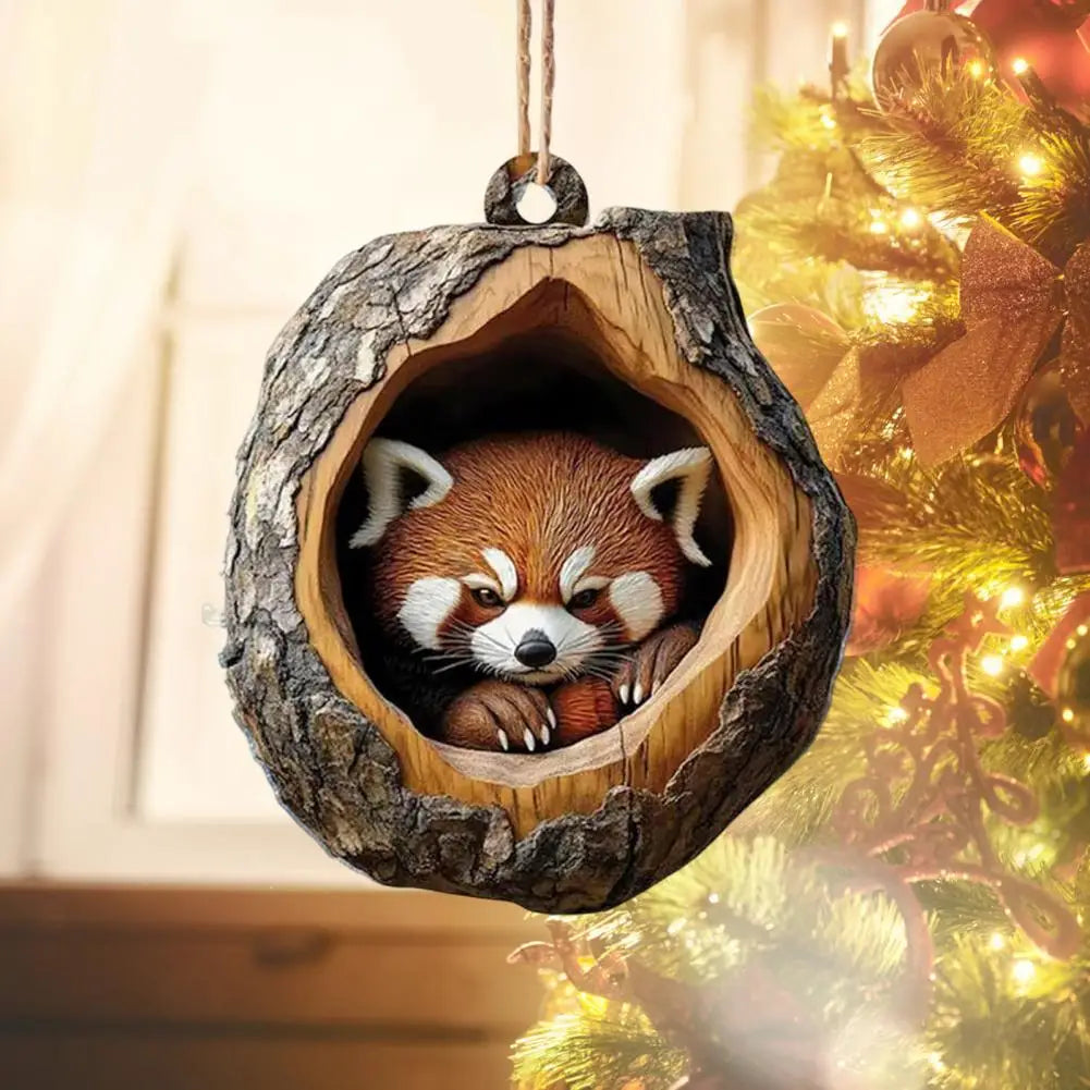 Christmas Ornaments In Acrylic Cartoon For Christmas And Home Decoration