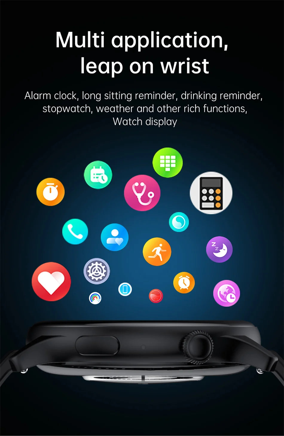 Fantastic True AMOLED Smartwatch With Health Tracker And Voice Calling