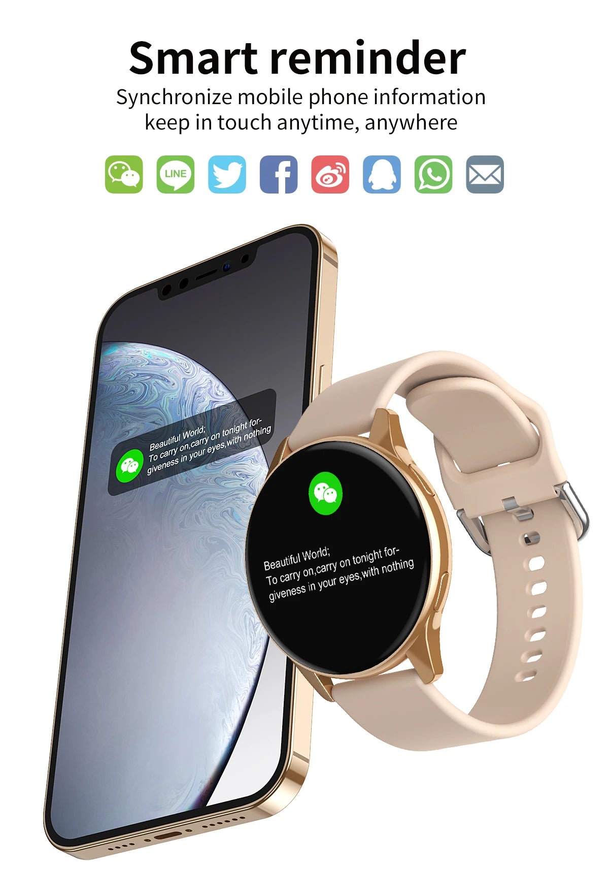 LIGE Men Smart Watch With Heart Rate and Blood Pressure Monitoring