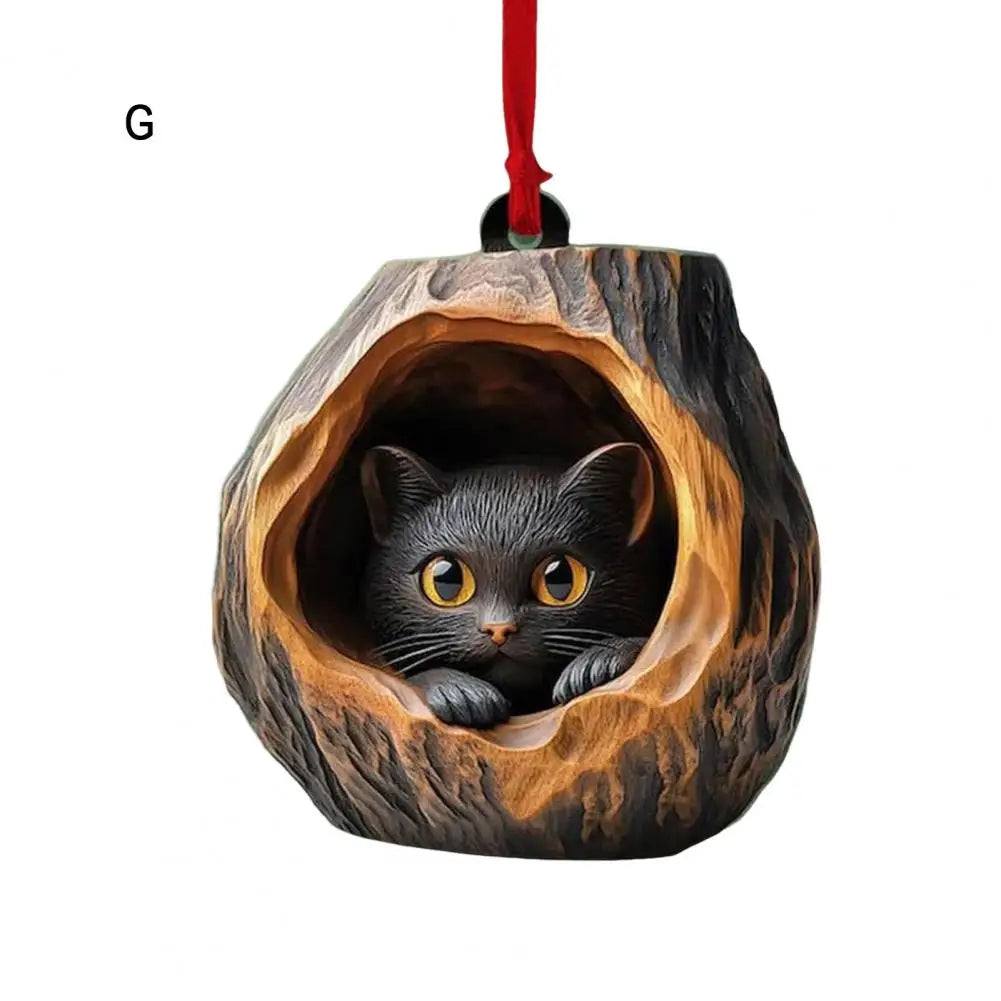 Christmas Ornaments In Acrylic Cartoon For Christmas And Home Decoration