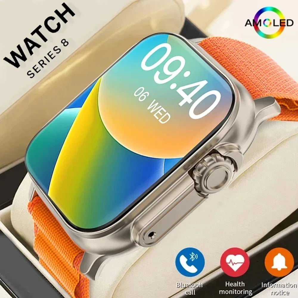 Exquisite Design Ultra Smartwatch With Bluetooth And Heart Rate Monitor (SALE 🚨)