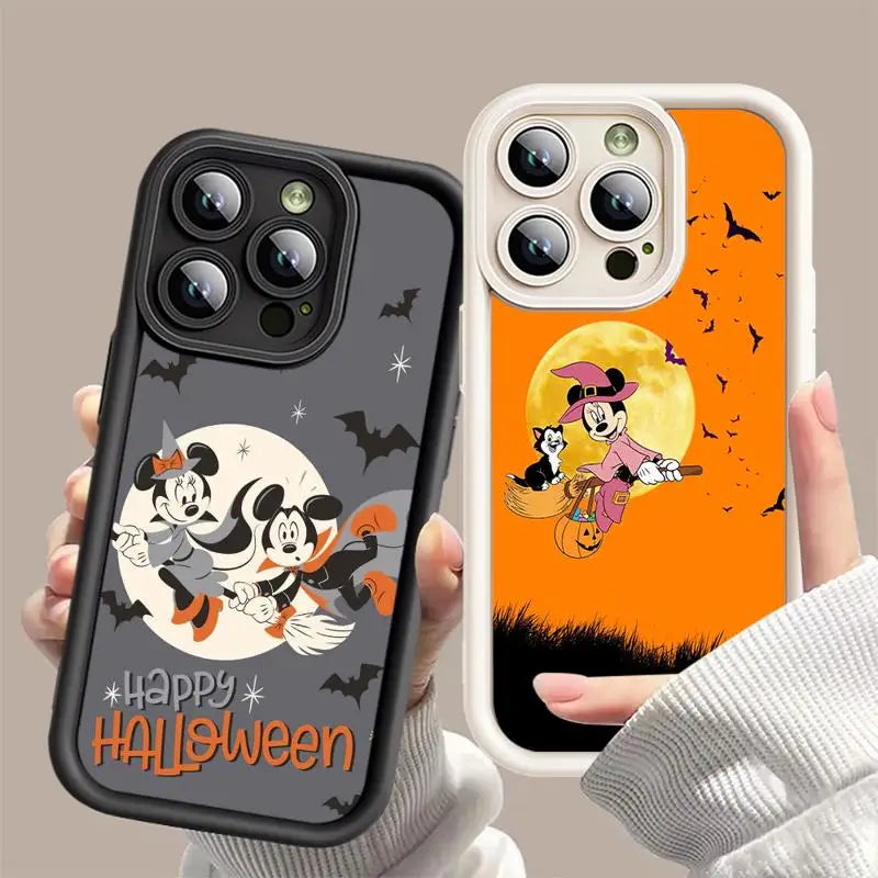 Mickey & Minnie Liquid Silicone Phone Case For Apple iPhone 11 12 13 14 15 - A Trust Market