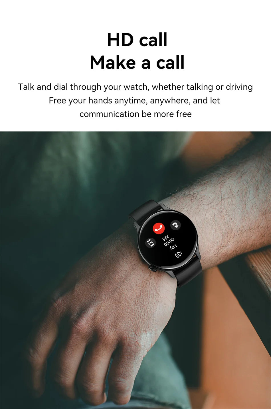 Fantastic True AMOLED Smartwatch With Health Tracker And Voice Calling