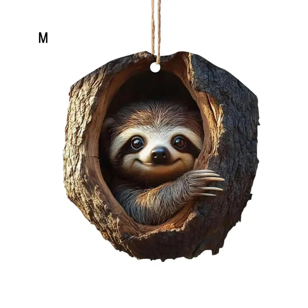 Christmas Ornaments In Acrylic Cartoon For Christmas And Home Decoration