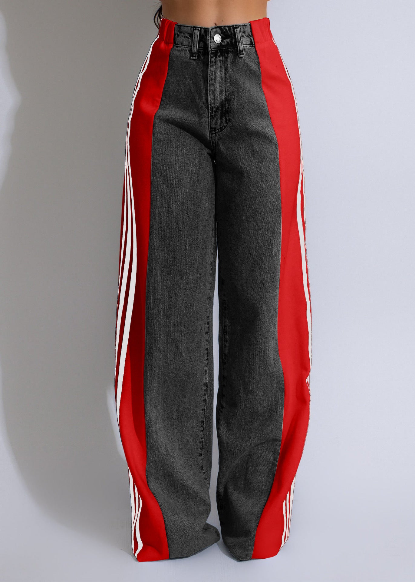 Very beautiful 2024 Casual High Waist Pants Streetwear for Women - A Trust Market