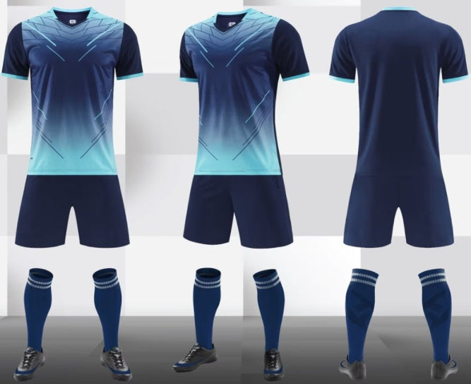 Gradient Short Sleeve Soccer/Football Jersey