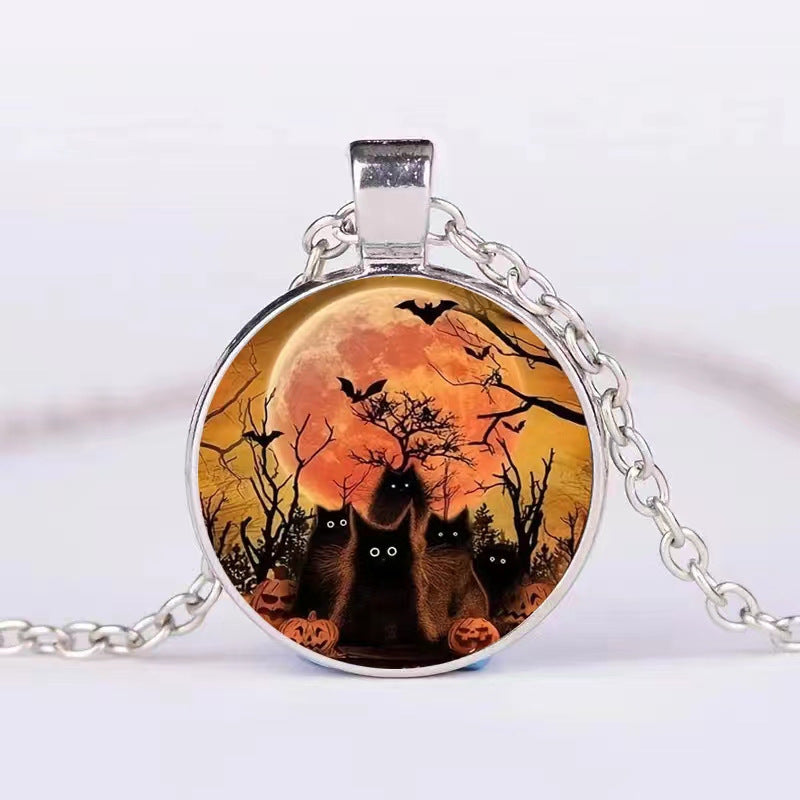 Beautiful Round Necklace For Halloween