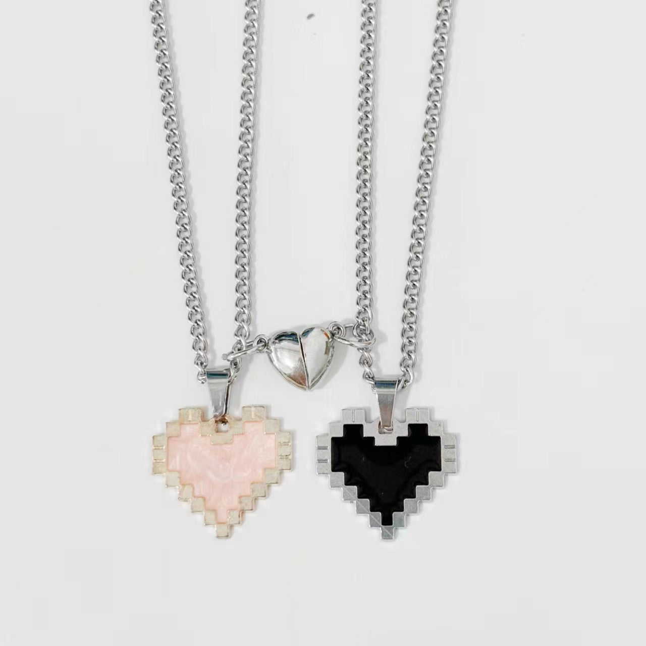 Wonderful Magnetic Heart-shaped Necklace For Couple 💖