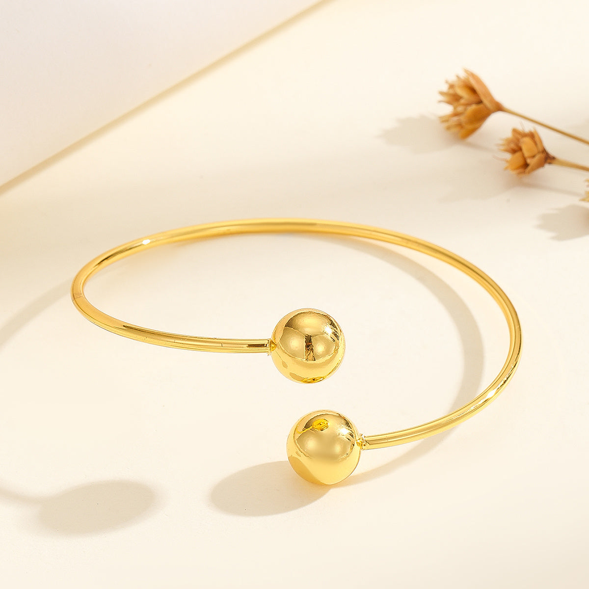 Copper Gold Plated Bracelet, With A Simple Temperament For Women. 💎