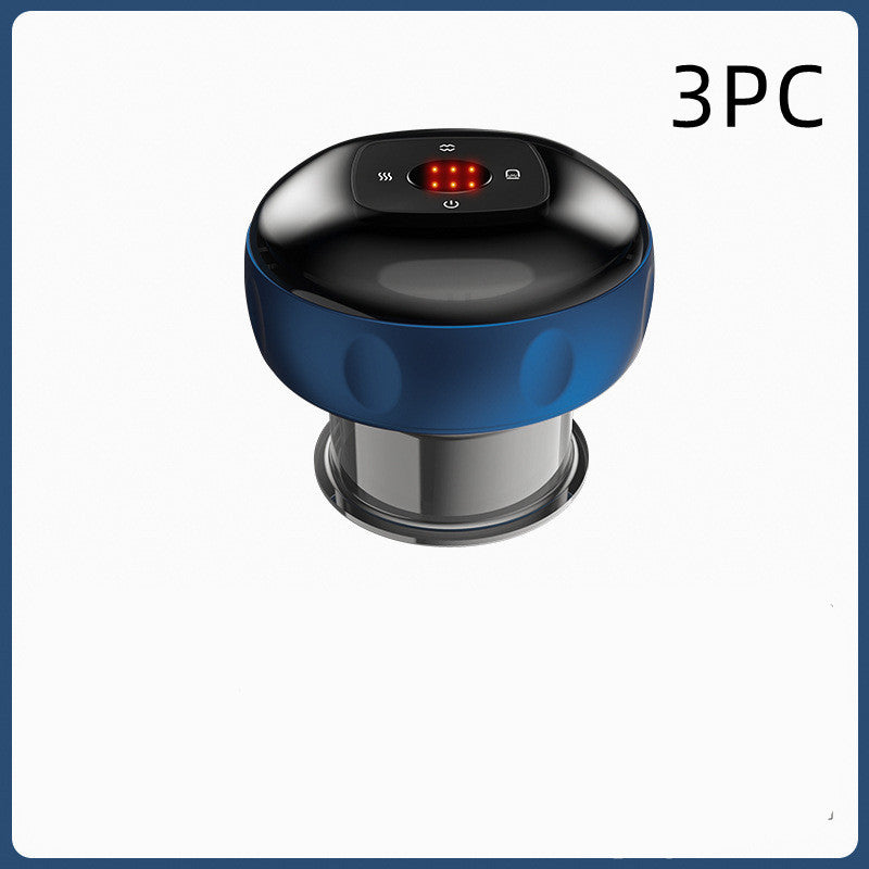 Electric Vacuum Cupping Massage Body. Cups For Anti-Cellulite Therapy And Body Massager