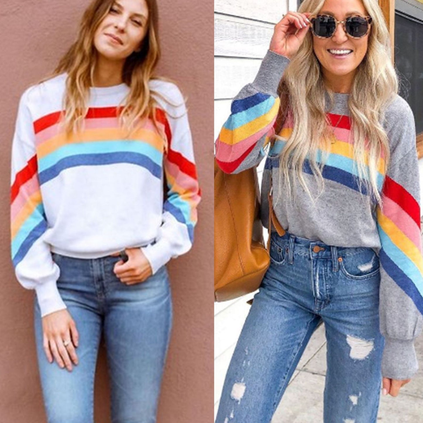Beautiful Rainbow Pullover 🌈