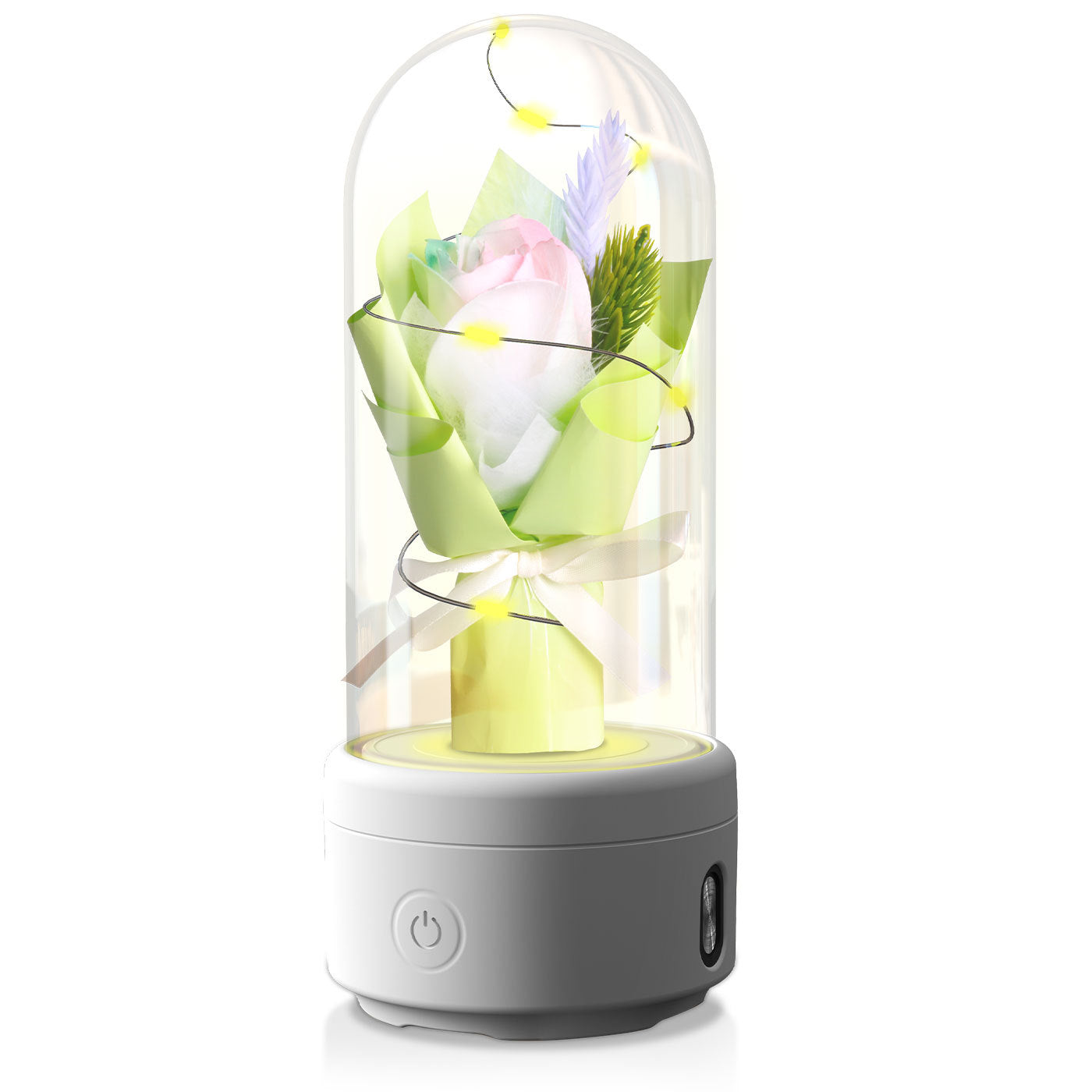 Creative 2 In 1 Bouquet LED Light And Bluetooth-compatible Speaker - A Trust Market