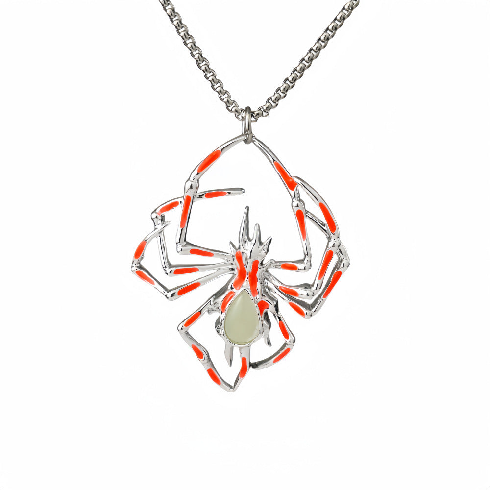 Creative Luminous Spider Necklace