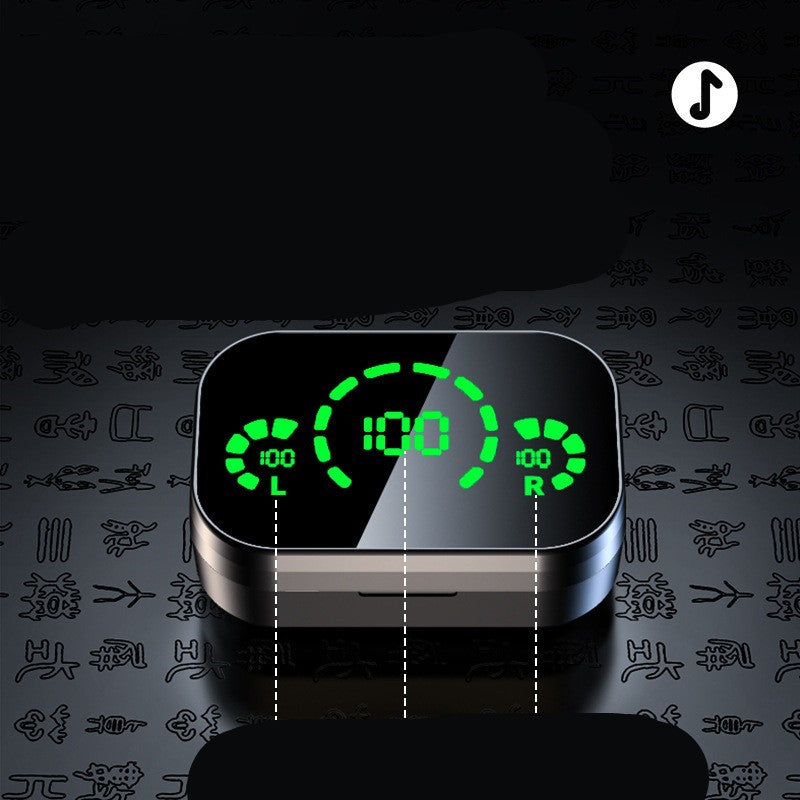 Fantastic Wireless Bluetooth Earphones With Large Screen Smart Digital Display