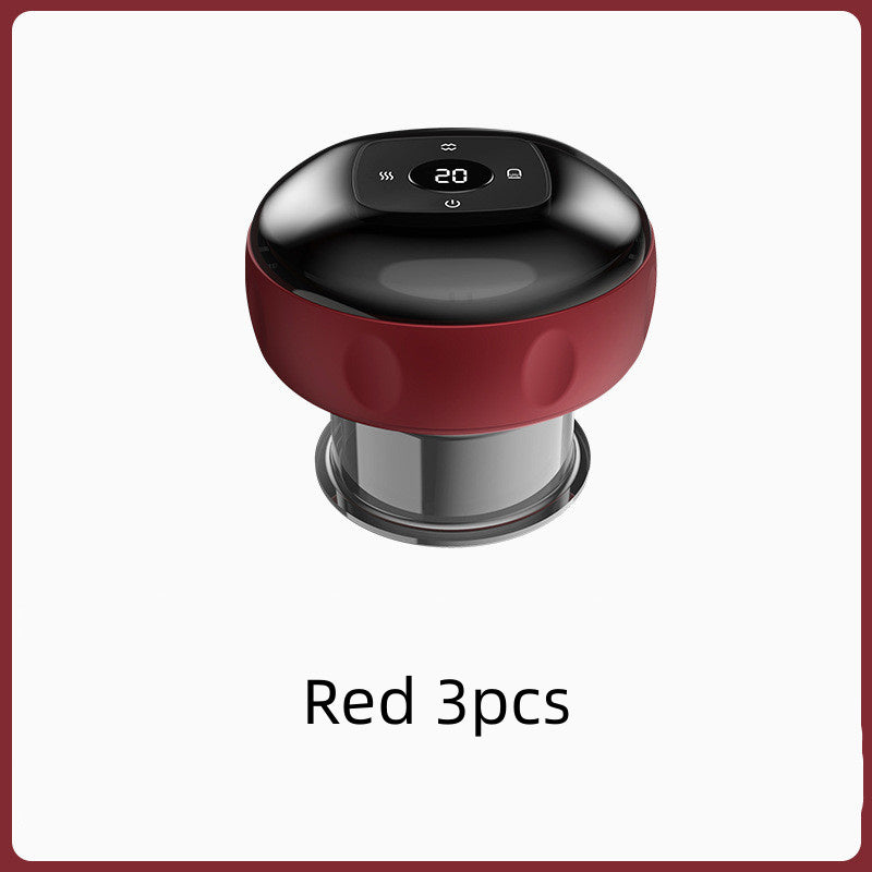 Electric Vacuum Cupping Massage Body. Cups For Anti-Cellulite Therapy And Body Massager